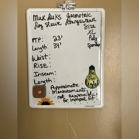 Muk Luks Geometric Patterned Long Sleepwear Dress Size XL Cozy Fall Winter - Picture 9 of 10